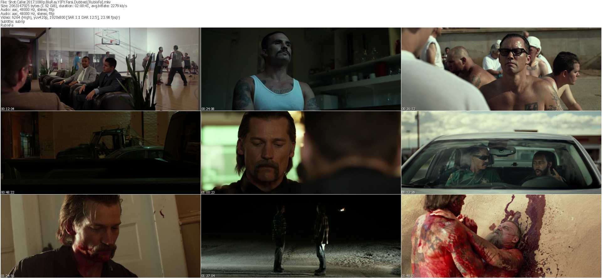 دانلود فیلم Shot Caller 2017 دوبله فارسی